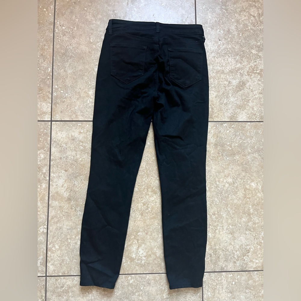 L’agence Margot Skinny Jean, Noir Black Size 26 High Rise - Picture 5 of 12